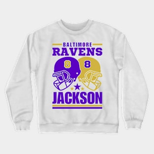 Baltimore Ravens Jackson 8 American Football Retro Crewneck Sweatshirt